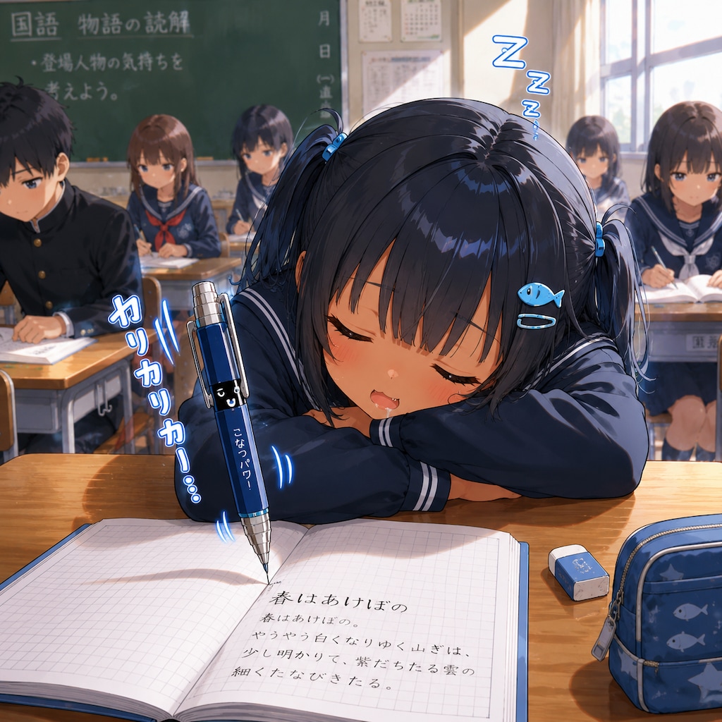 こなつパワーを使うこなつちゃん