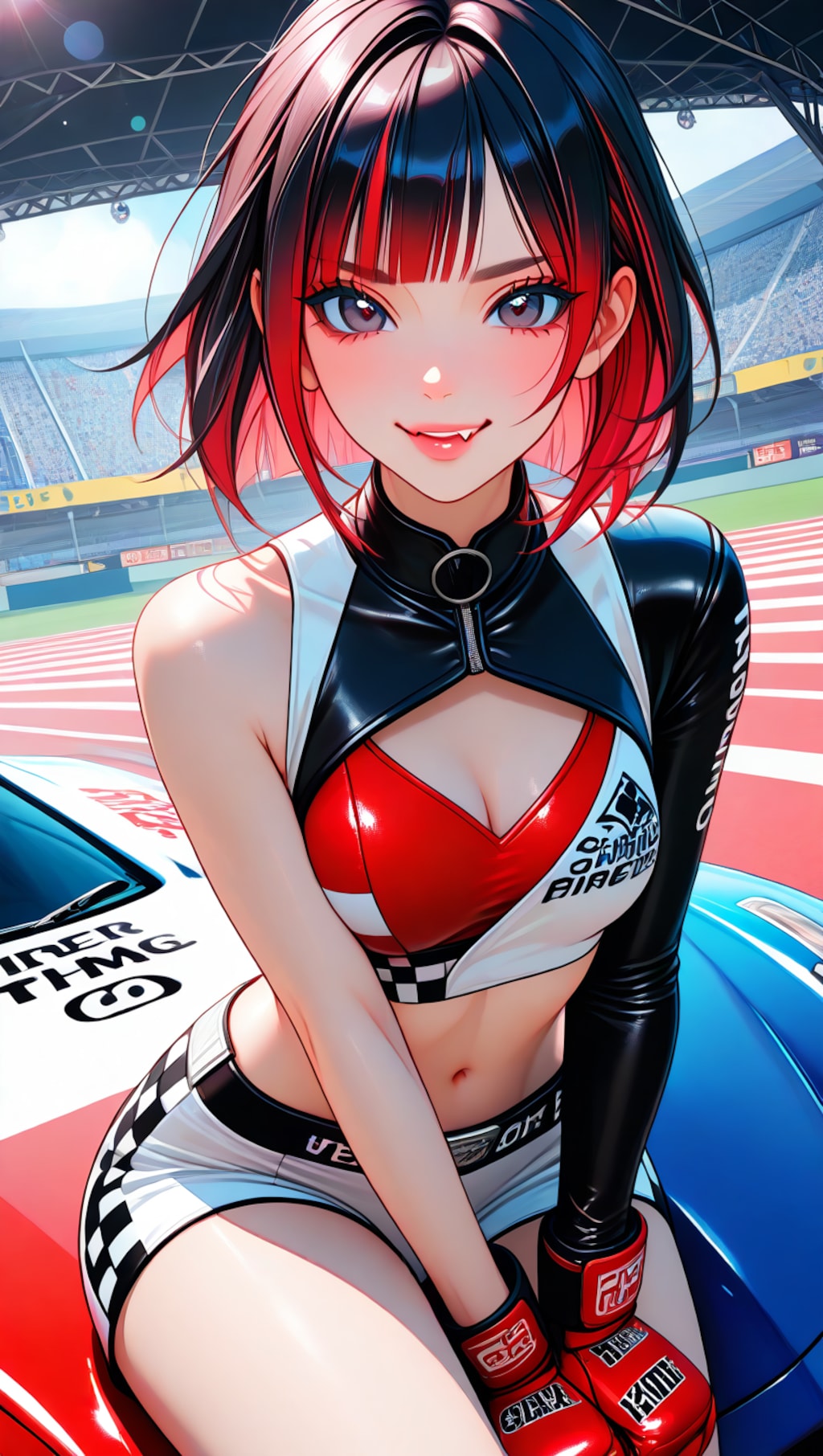 スタイリッシュなRQ（レースクイーン）