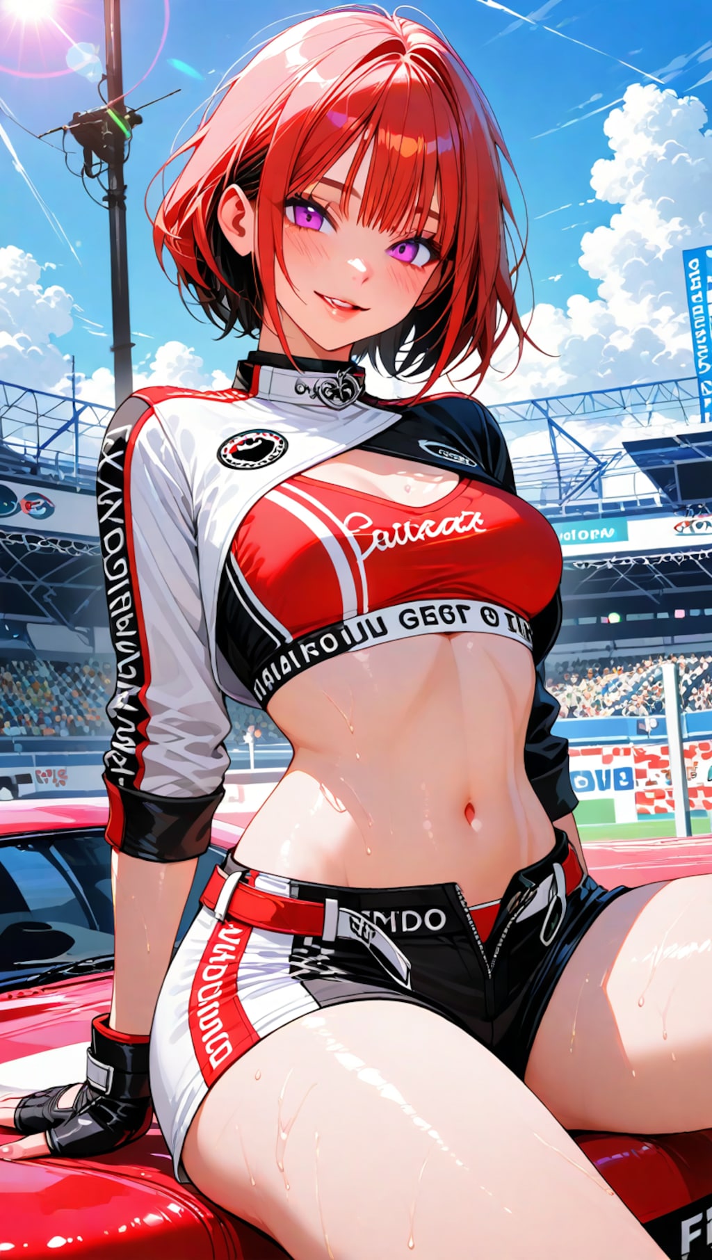 スタイリッシュなRQ（レースクイーン）