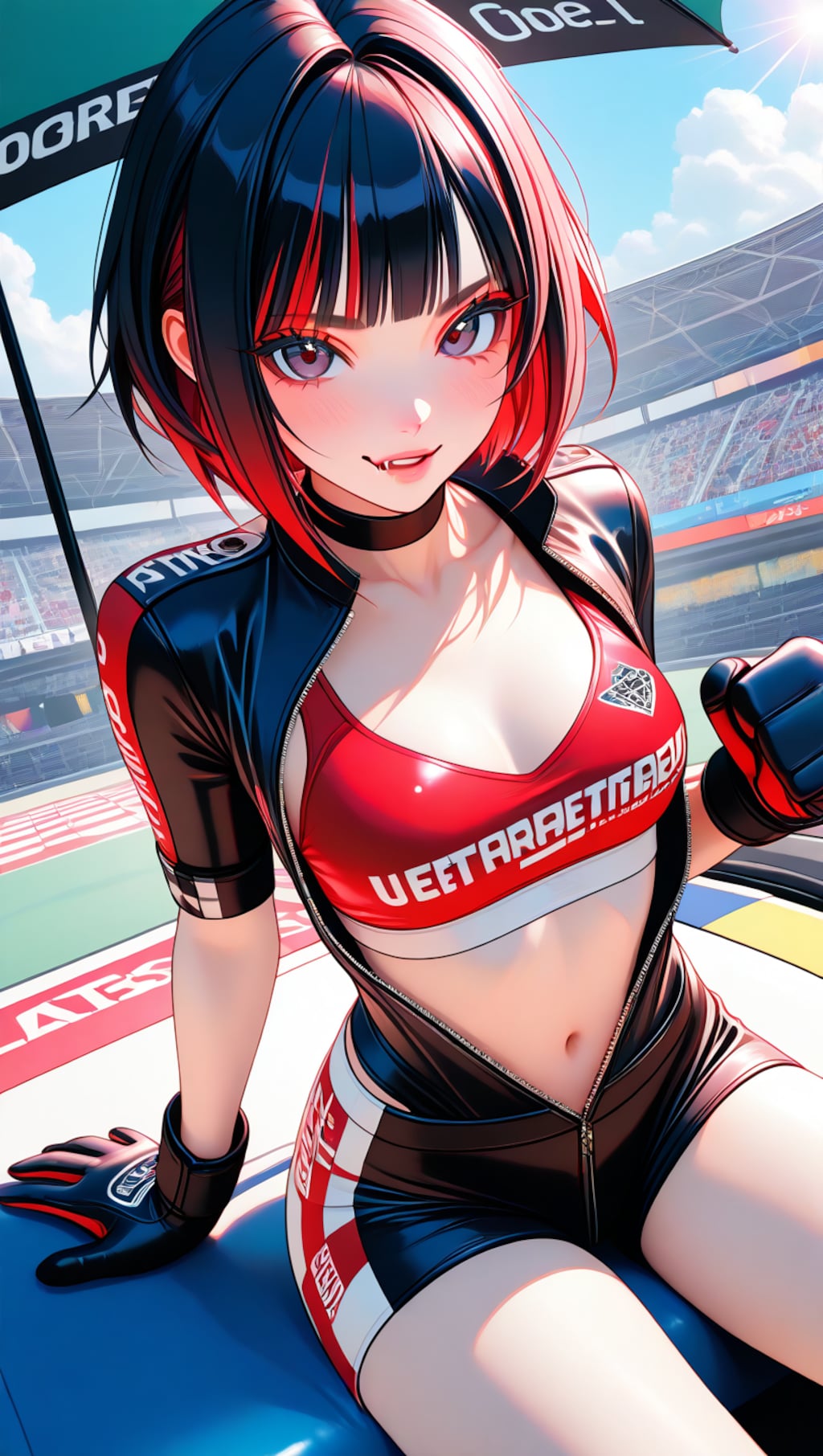 スタイリッシュなRQ（レースクイーン）