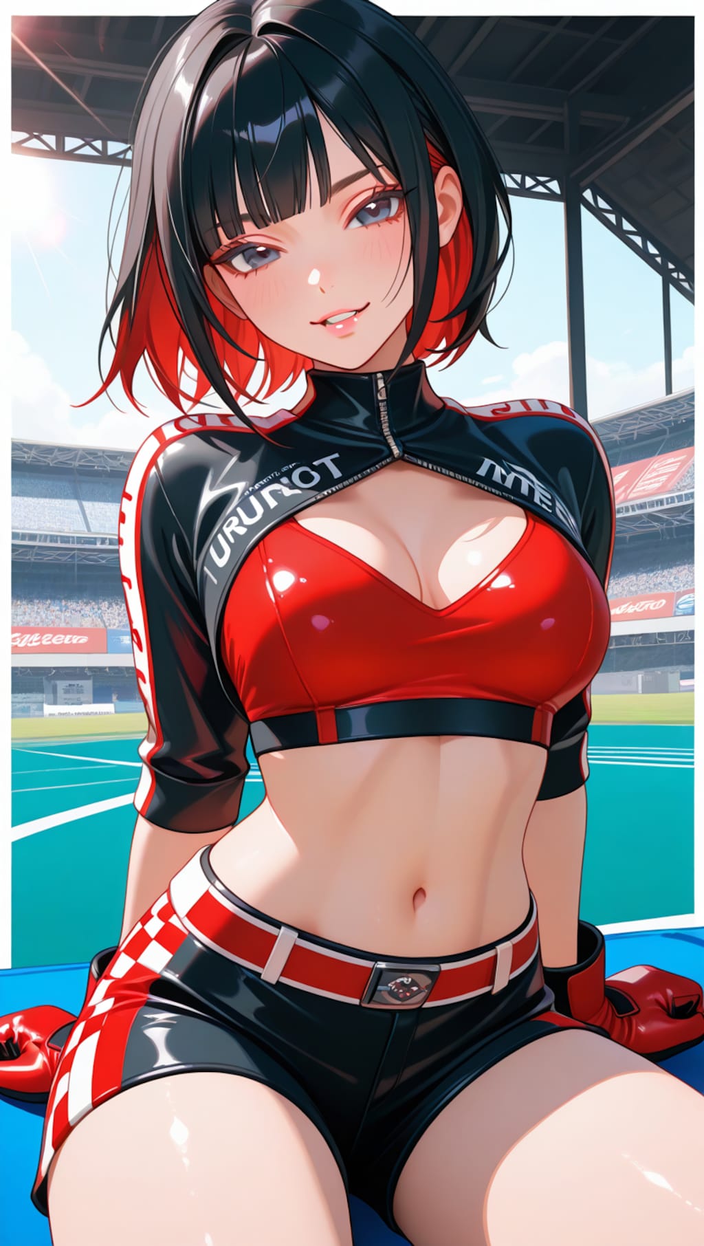 スタイリッシュなRQ（レースクイーン）