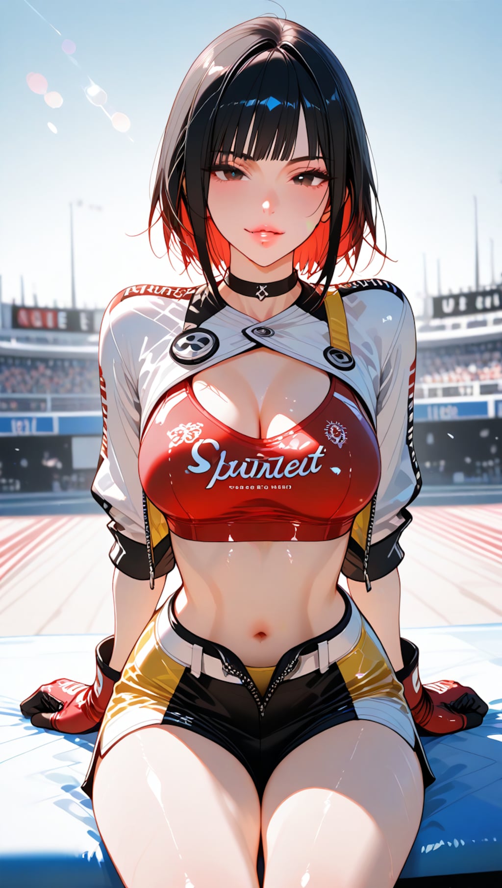 スタイリッシュなRQ（レースクイーン）