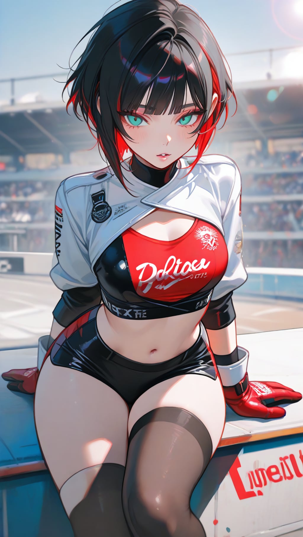 スタイリッシュなRQ（レースクイーン）