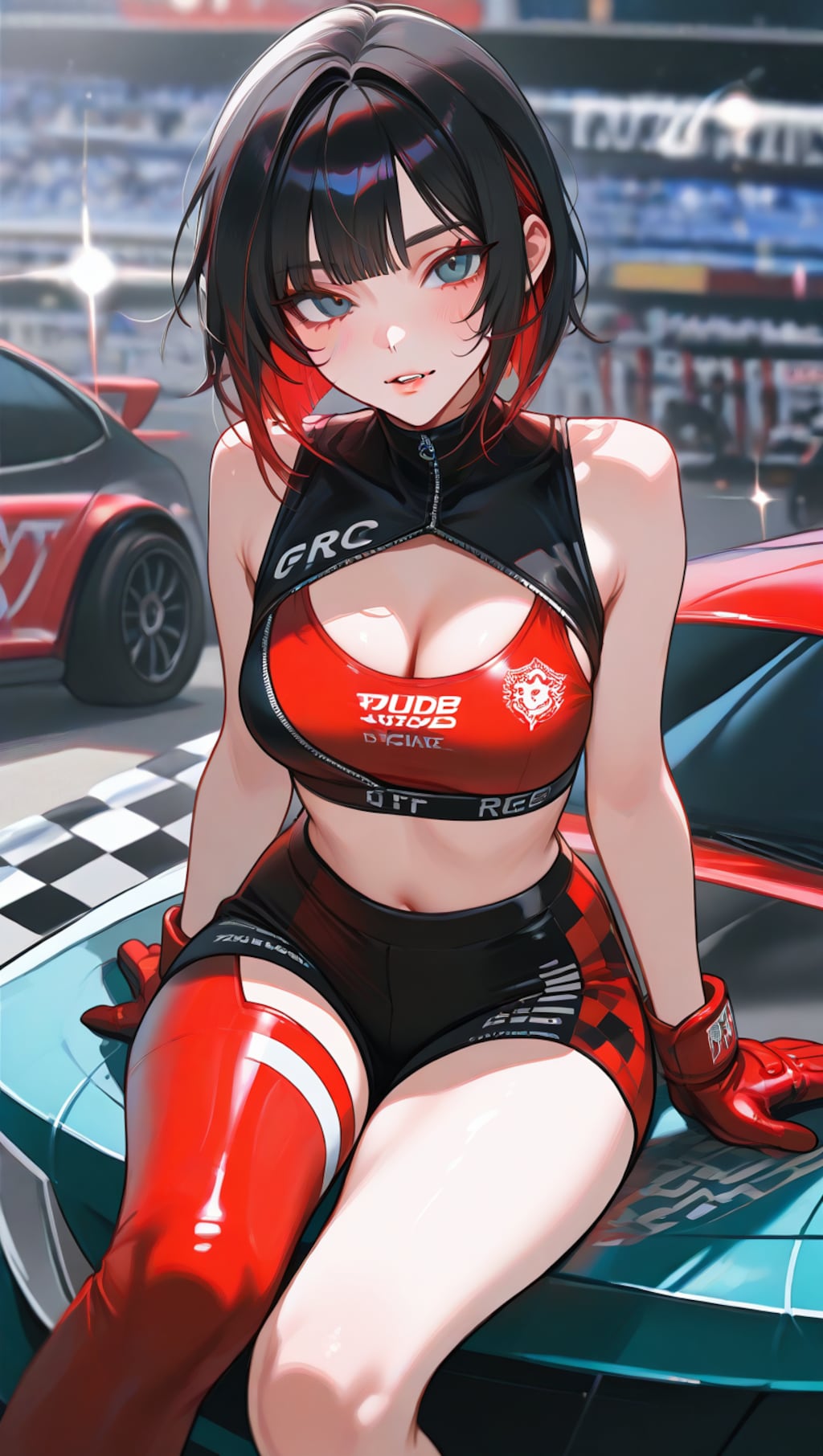 スタイリッシュなRQ（レースクイーン）