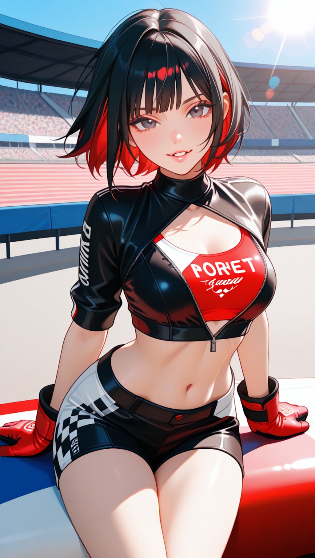 スタイリッシュなRQ（レースクイーン）