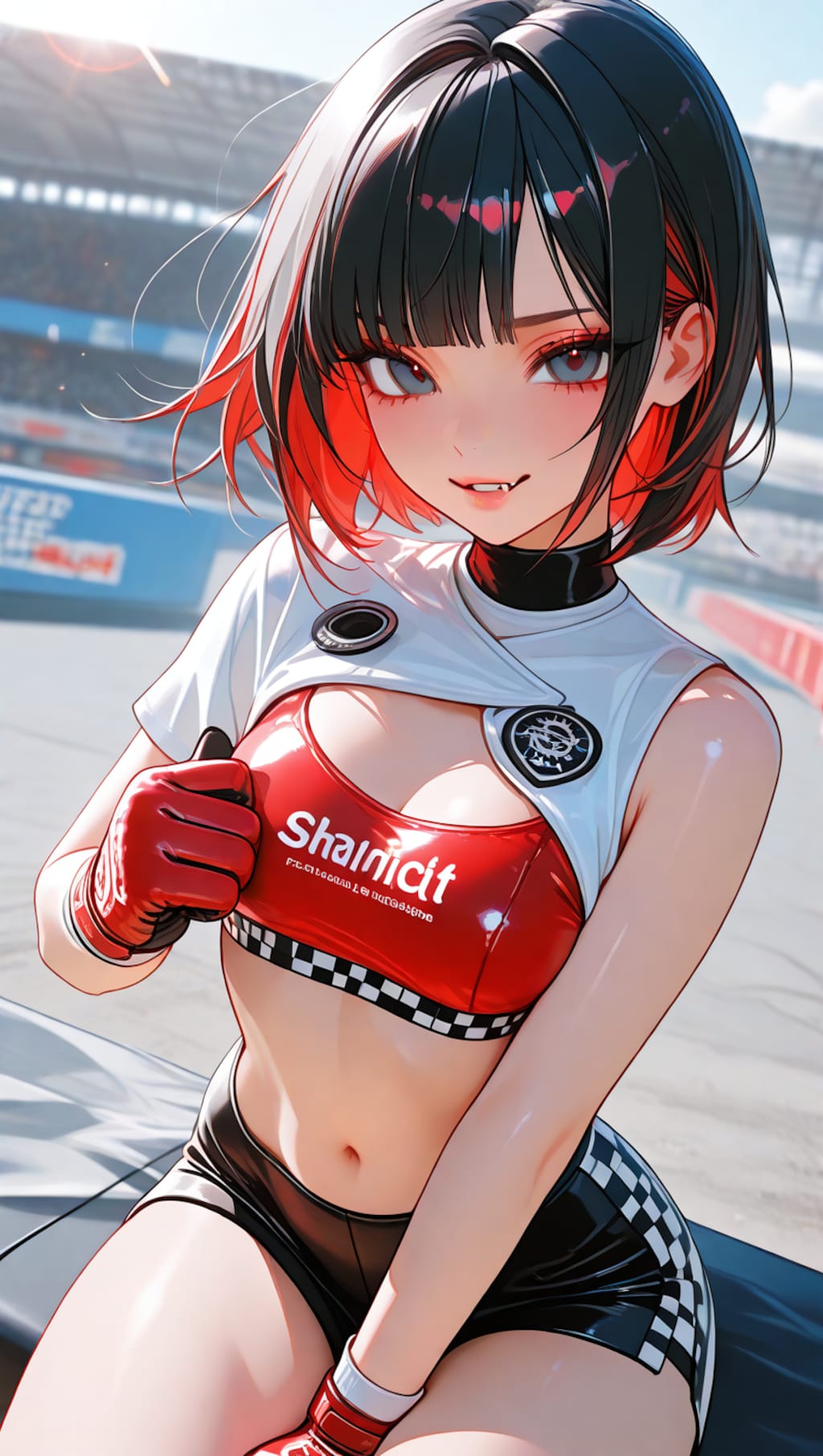 スタイリッシュなRQ（レースクイーン）