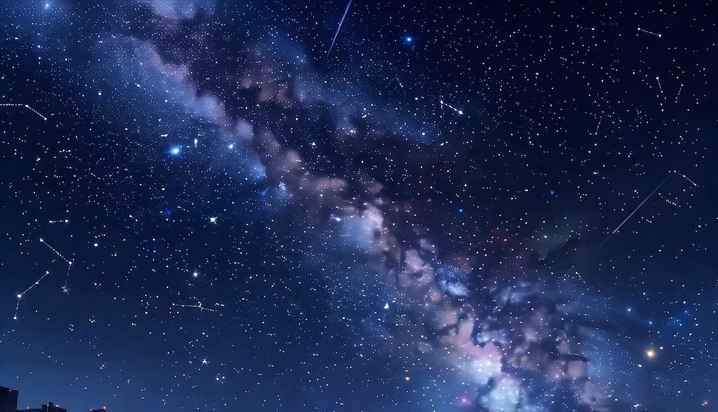 お題：星空（二人の織姫）ヾ(*´∀｀*)ﾉ動画あるよ
