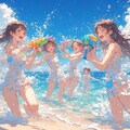 水溶性水着水合戦 3枚目