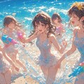 水溶性水着水合戦 2枚目