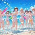 水溶性水着水合戦 4枚目