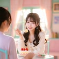 パステルカフェのテーブルの下1 2枚目