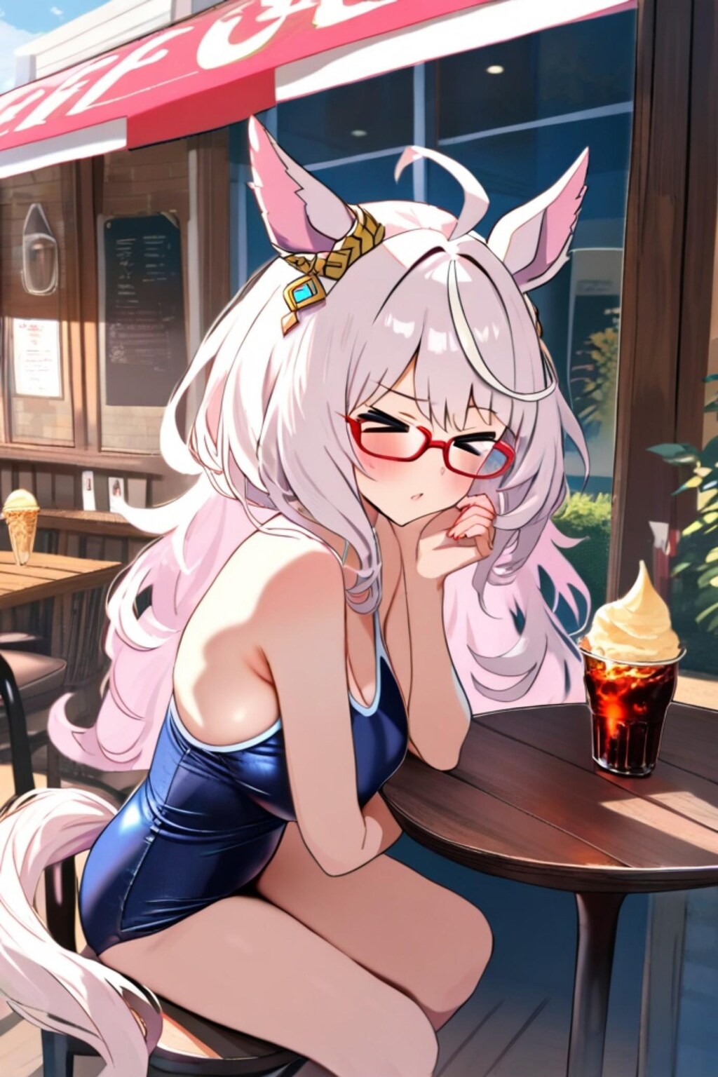 スク水のビワハヤヒデ