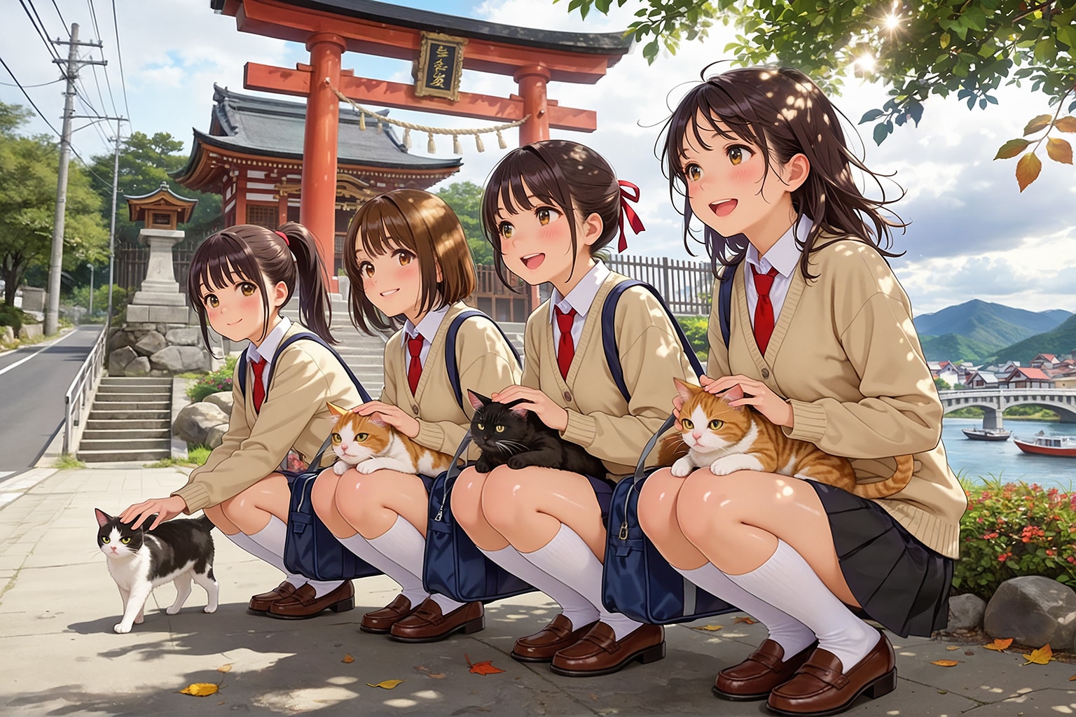 私立聖寧女学院生 | の人気AIイラスト・グラビア