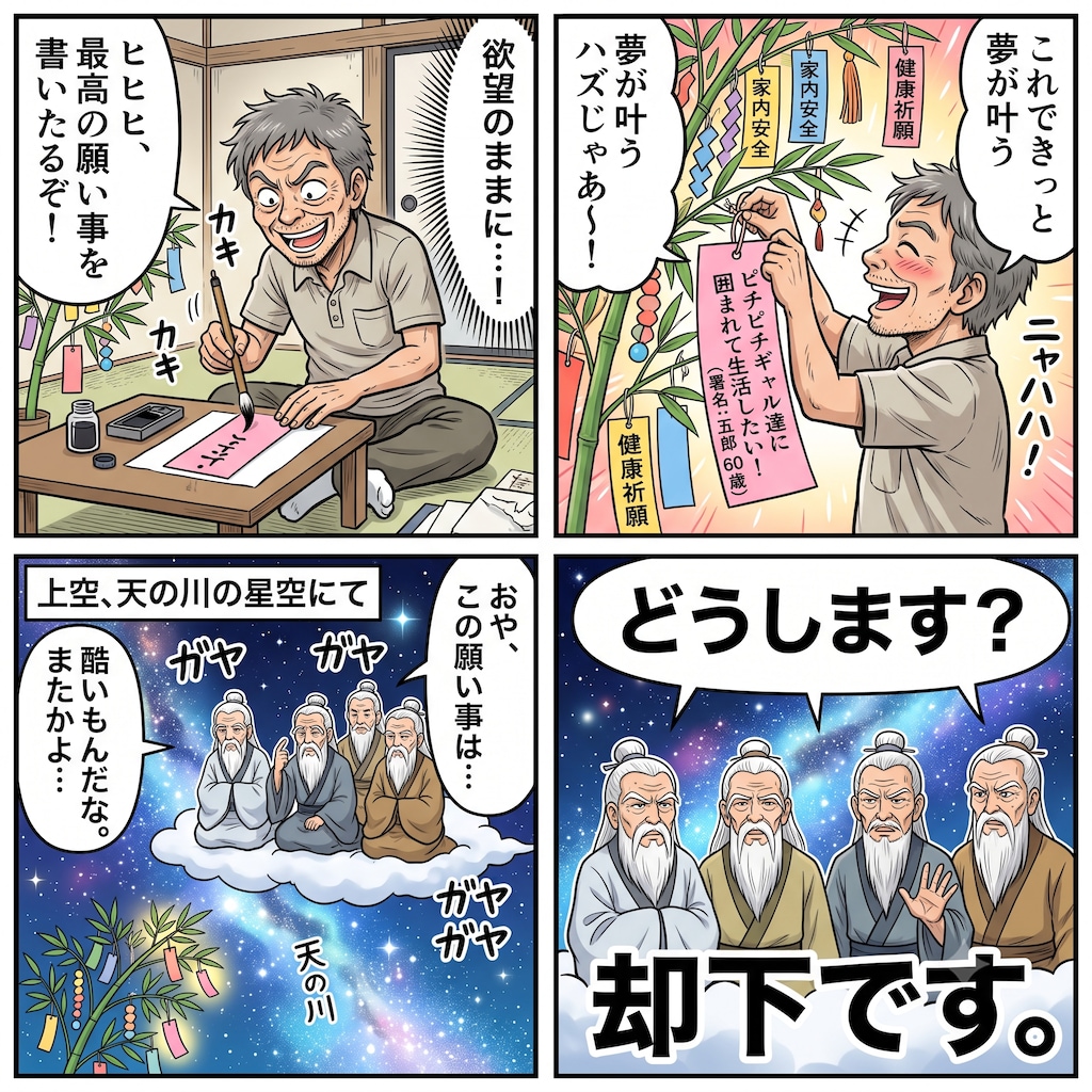 願い事　5枚