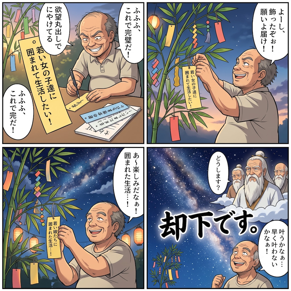 願い事　5枚