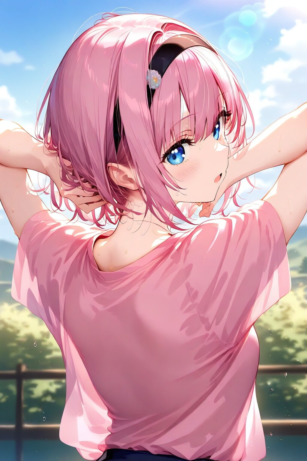 ジョギング後