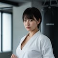 空手女子 2枚目