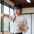 空手女子 3枚目