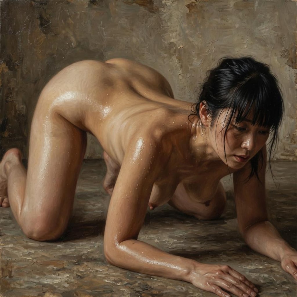 オバショット、絵画風
