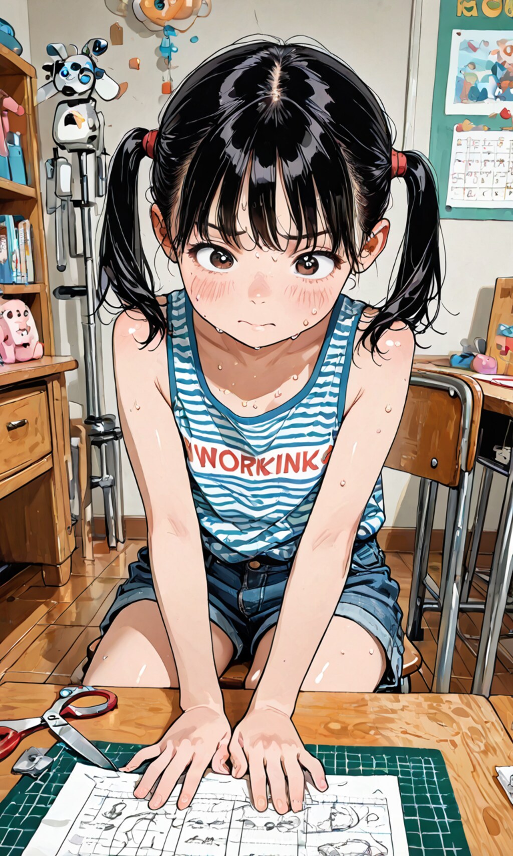 図画工作の宿題