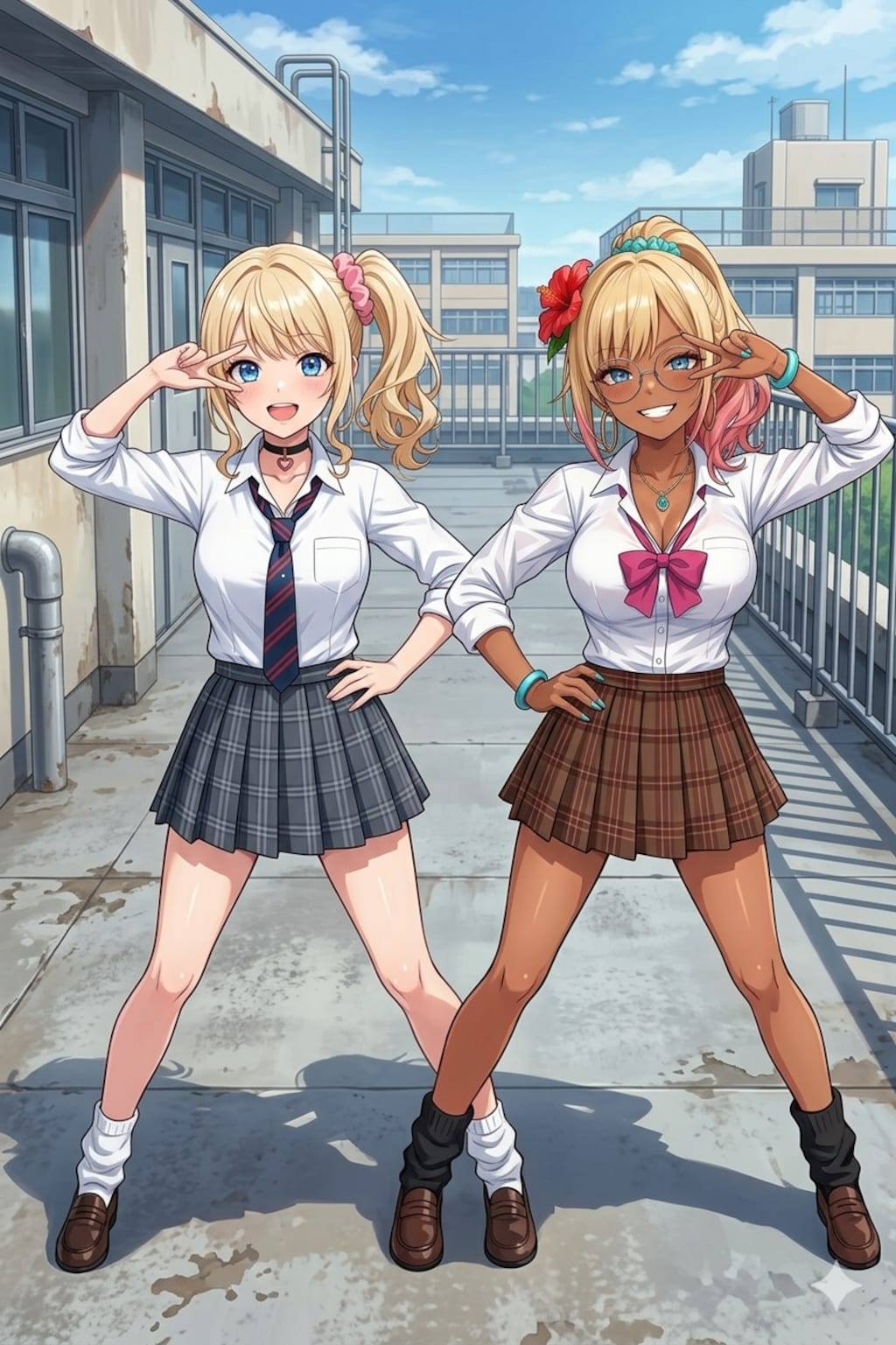 七海 ＆ クロエ  2人でパラパラ