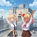 七海 ＆ クロエ  2人でパラパラ 3枚目