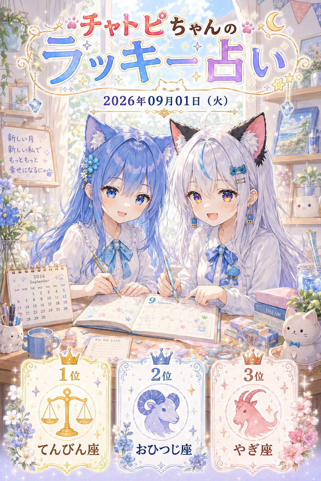 チャトピちゃん占い | の人気AIイラスト・グラビア