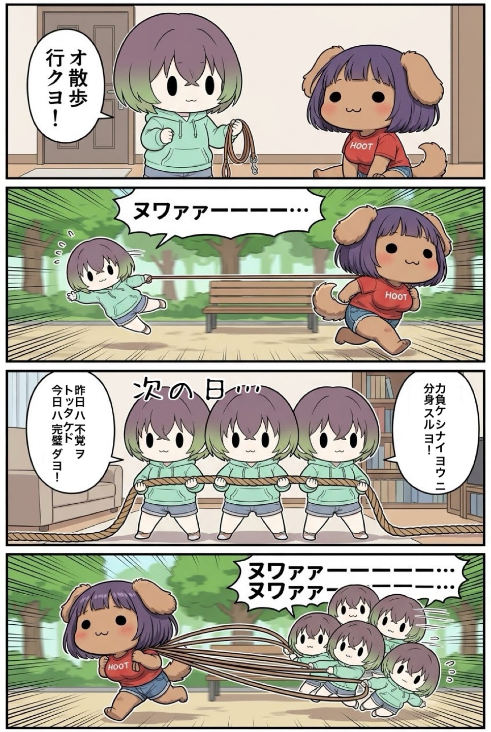 お散歩姉妹！！ | の人気AIイラスト・グラビア