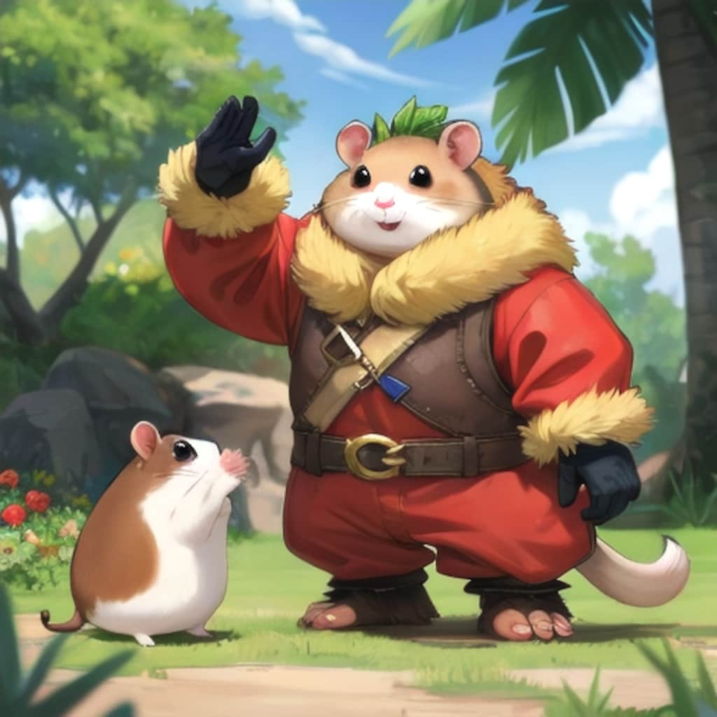 ハムスターとハムスター人間？