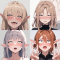 アヘ顔エルフ顔グラセット 4枚目
