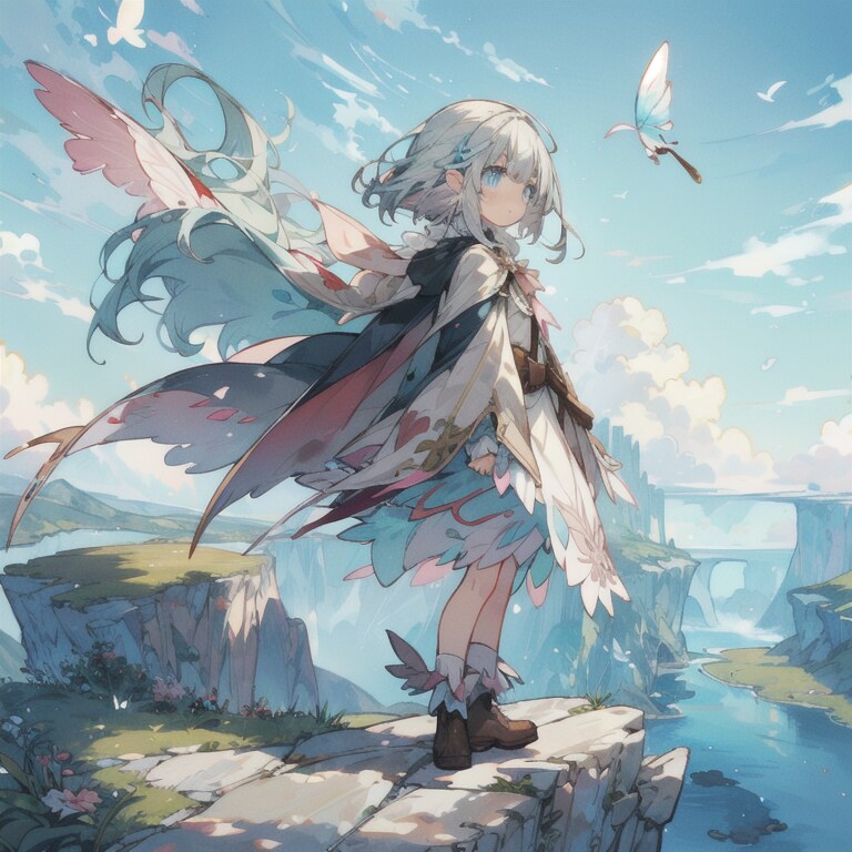 風のふく谷にて