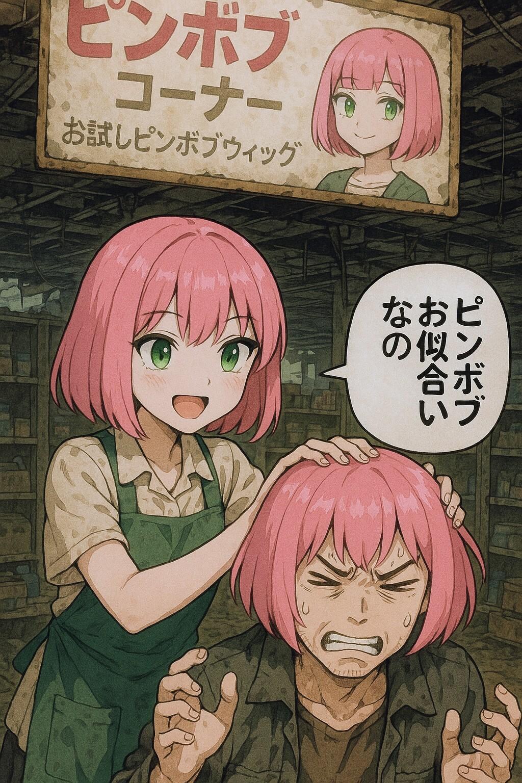 ピンク髪ボブカットお姉やん🩷35