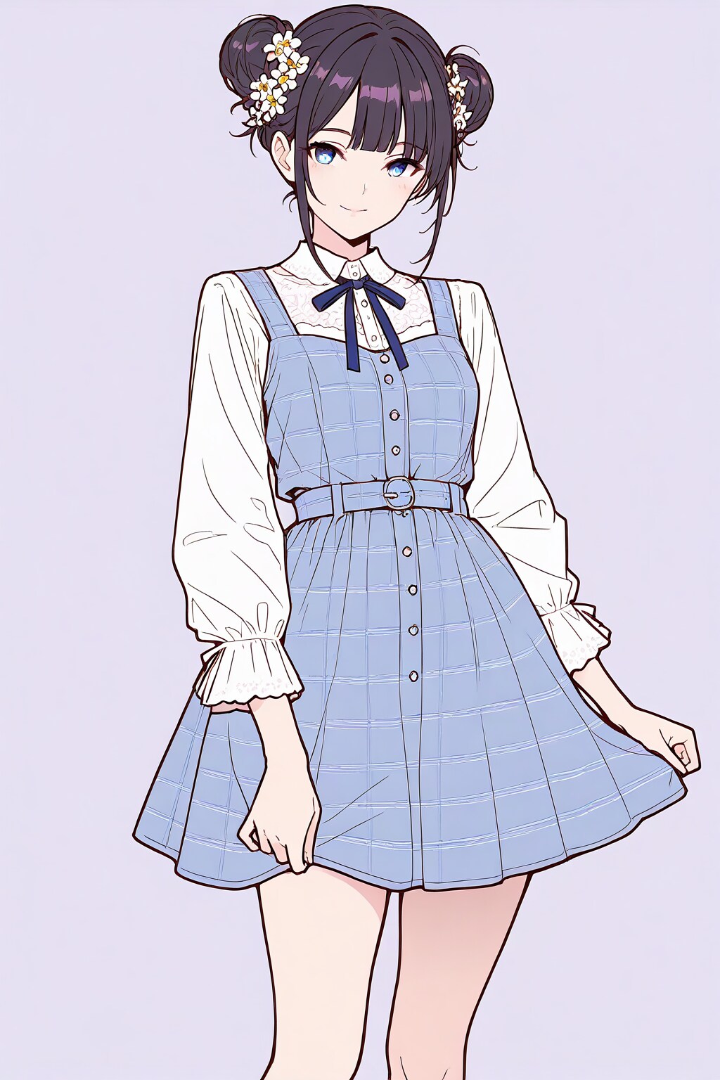 緊張するとスカートのすそをつかんじゃうおだんごちゃん🍡✨