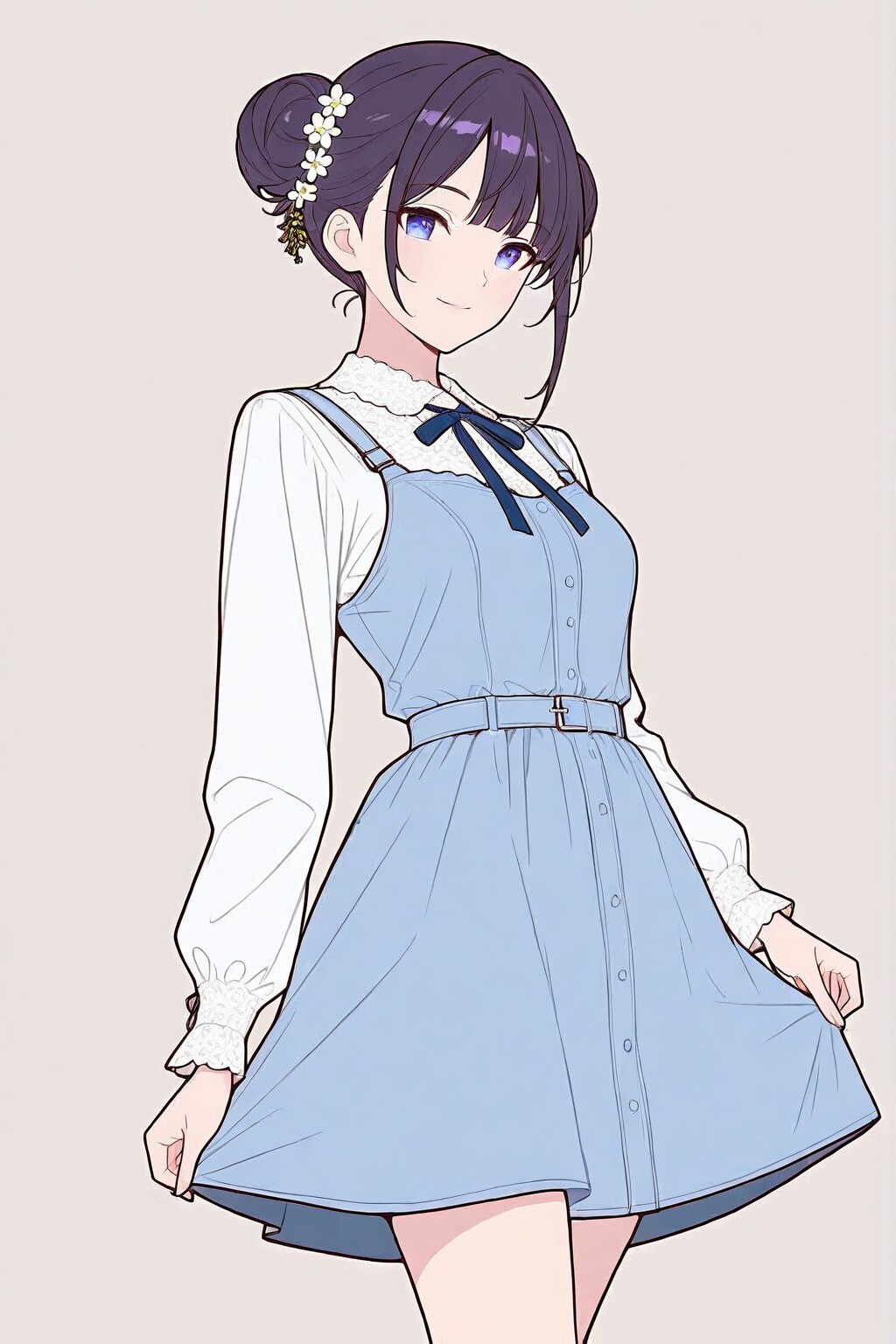 緊張するとスカートのすそをつかんじゃうおだんごちゃん🍡✨