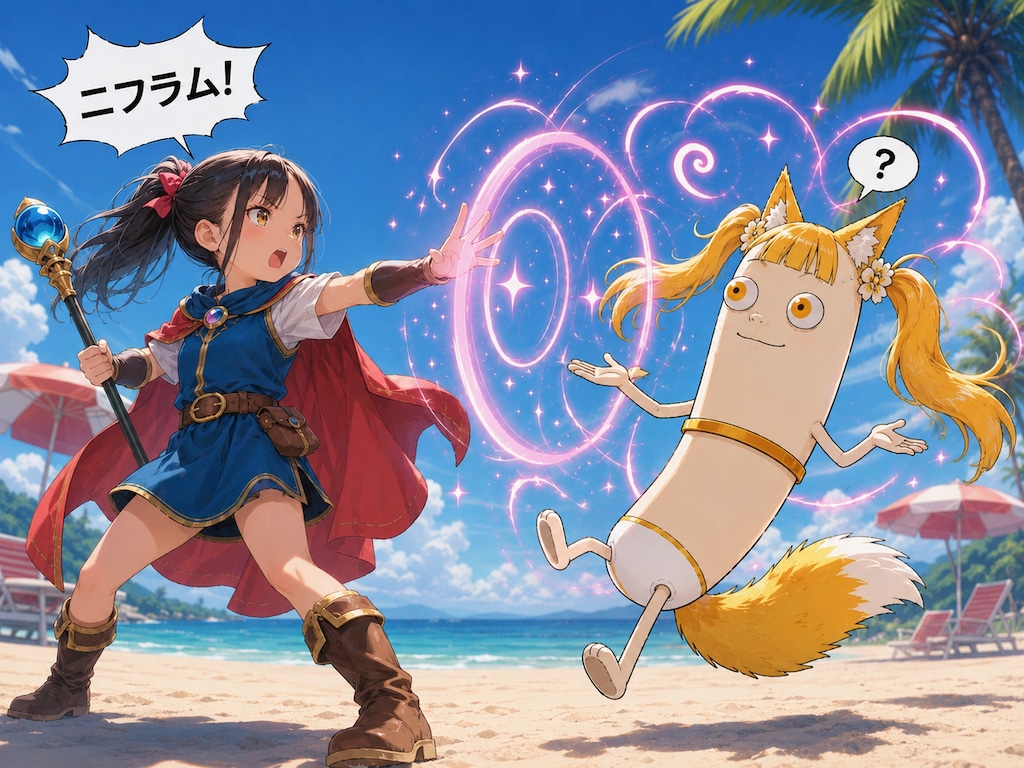 67.「に」→「ニフラム」たろう