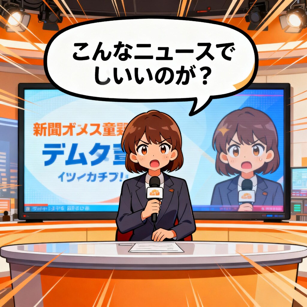 ニュース番組で不適切な発言