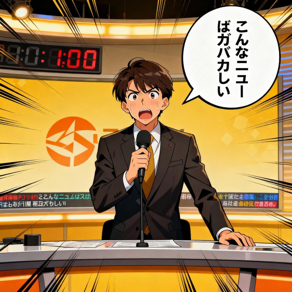 ニュース番組で不適切な発言