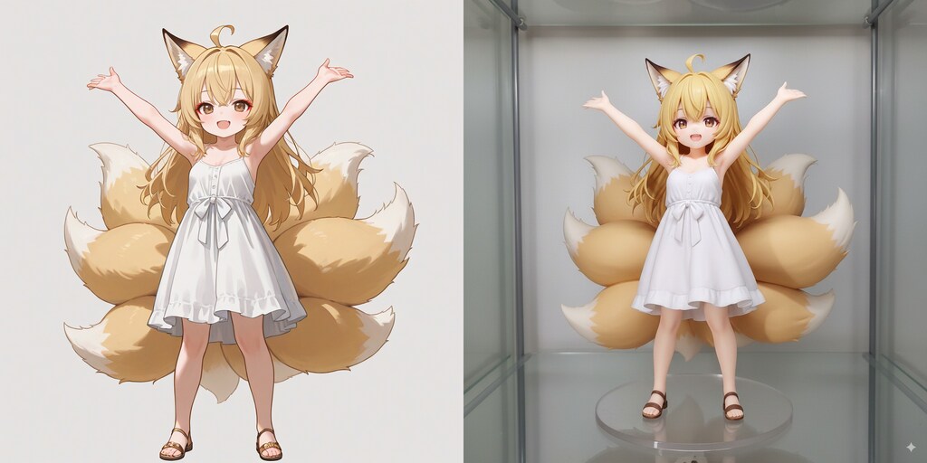 フィギュア化狐っ娘
