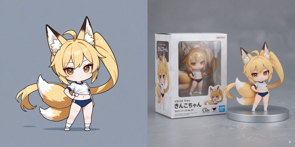 フィギュア化狐っ娘