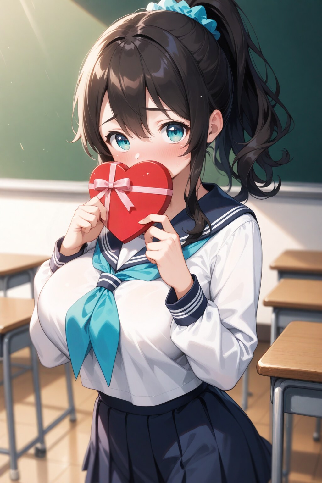 受け取って…くれる？