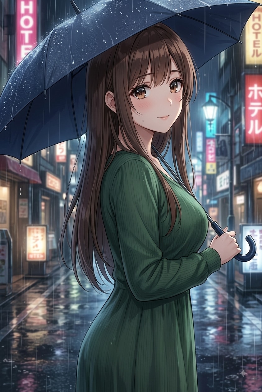 【リン】日常に戻っていく帰り道 | の人気AIイラスト・グラビア