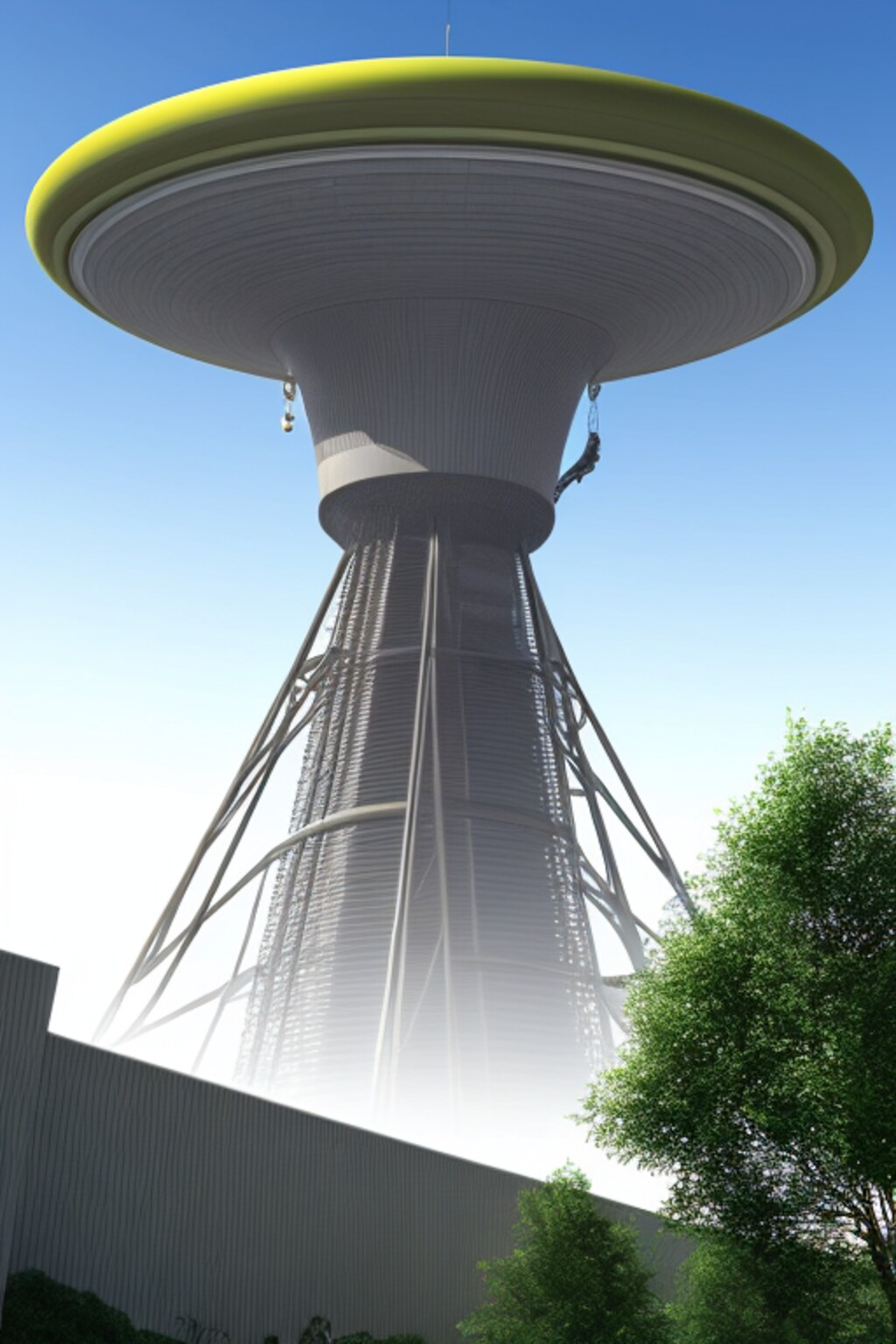 UFO+未確認飛行物体+バベルの塔+宇宙エレベーター