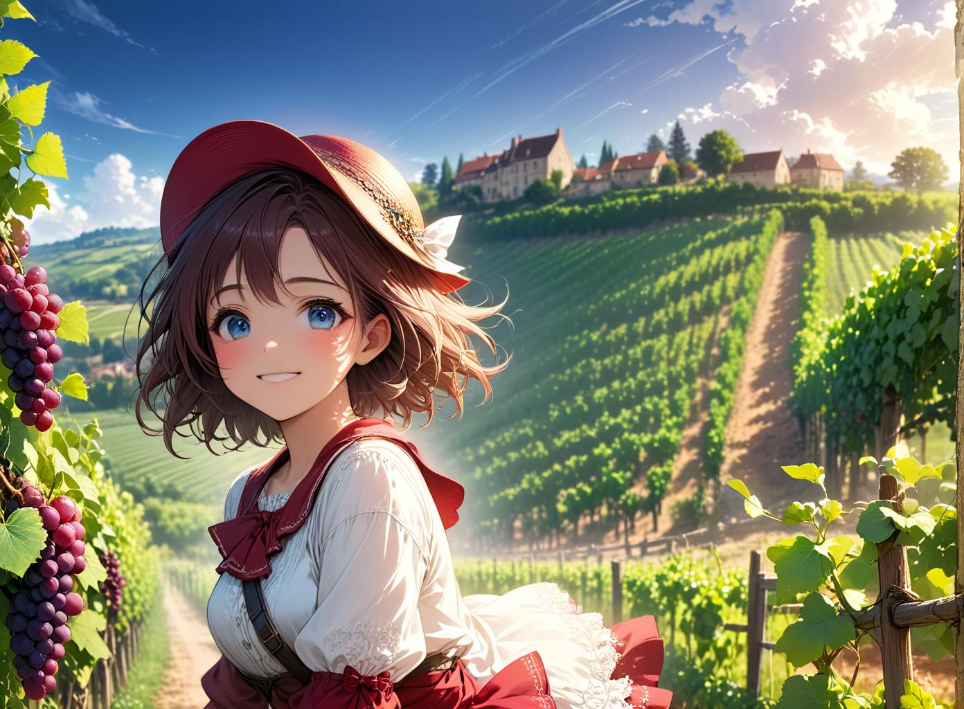 ブルゴーニュのブドウ畑
