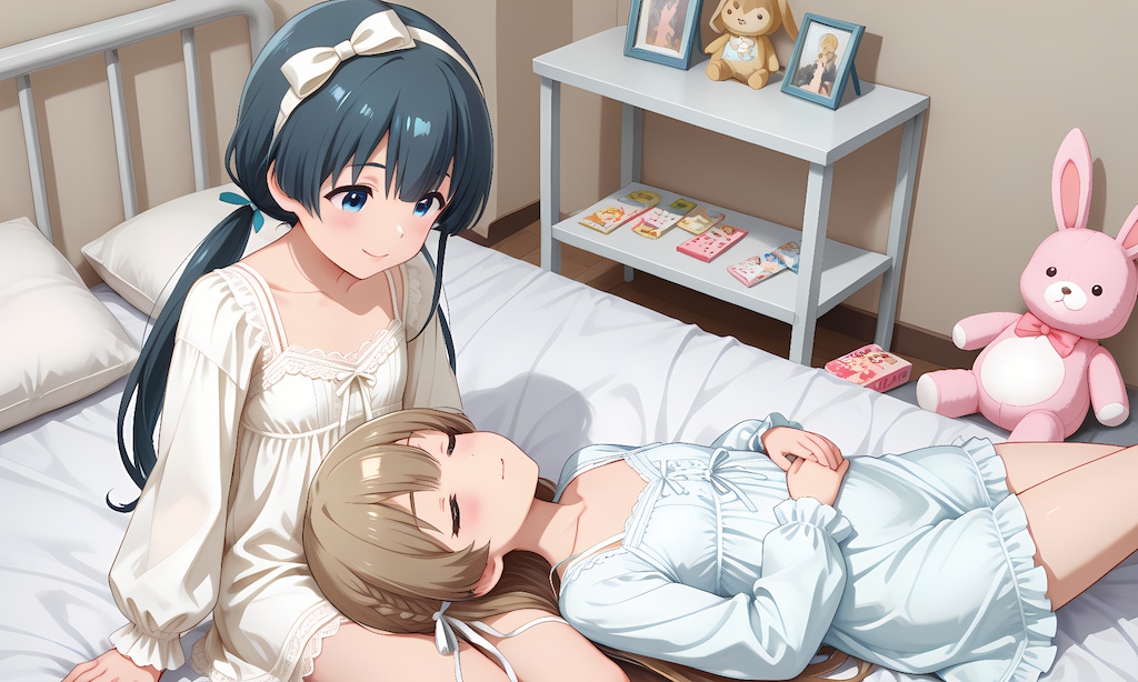 パジャマパーティーの夢のあと