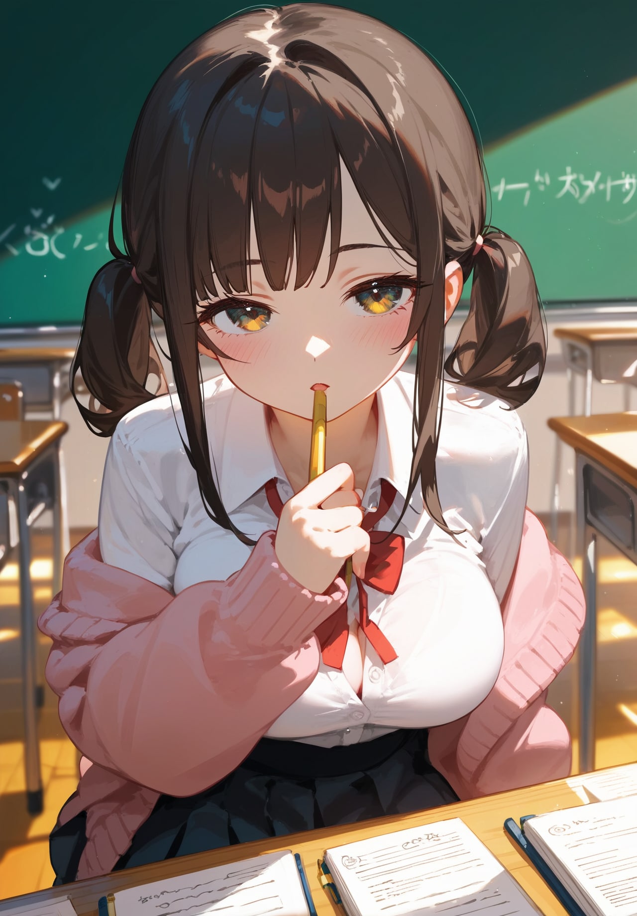 何見てるの？。
