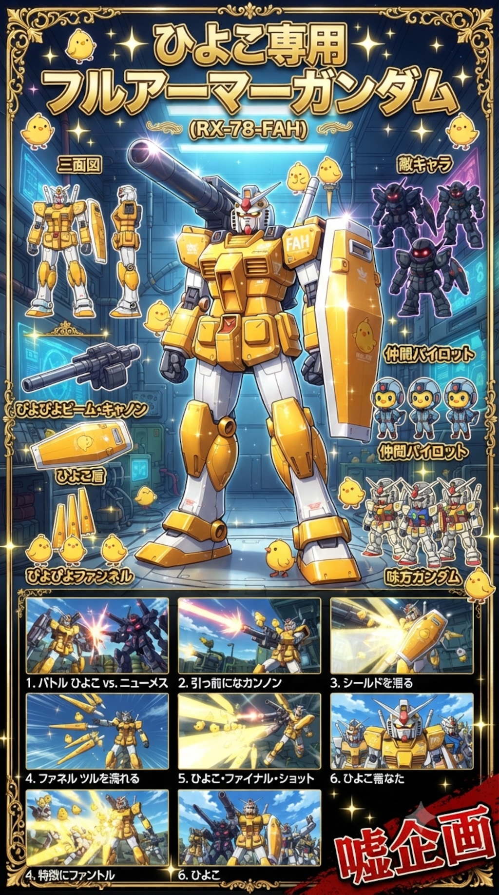 ひよこ専用フルアーマーガンダム