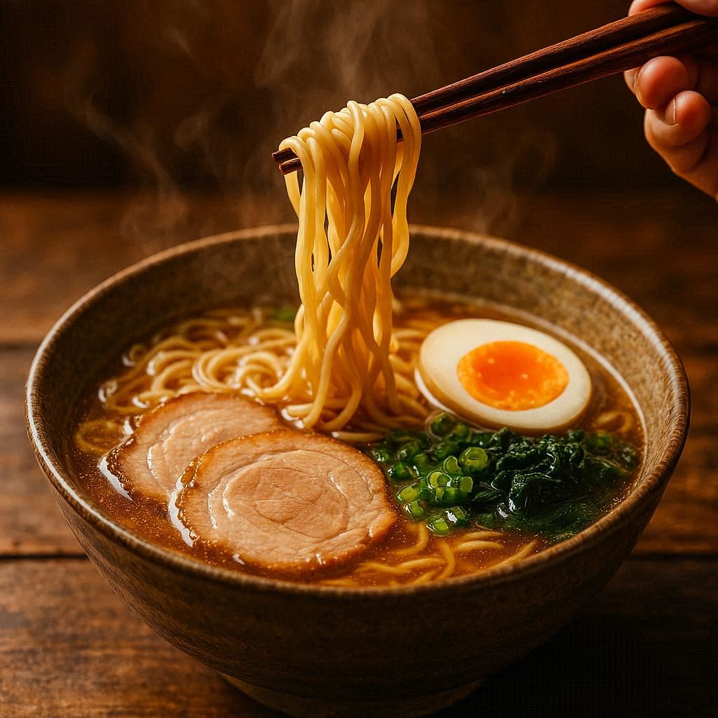ラーメンを美味しく見せる