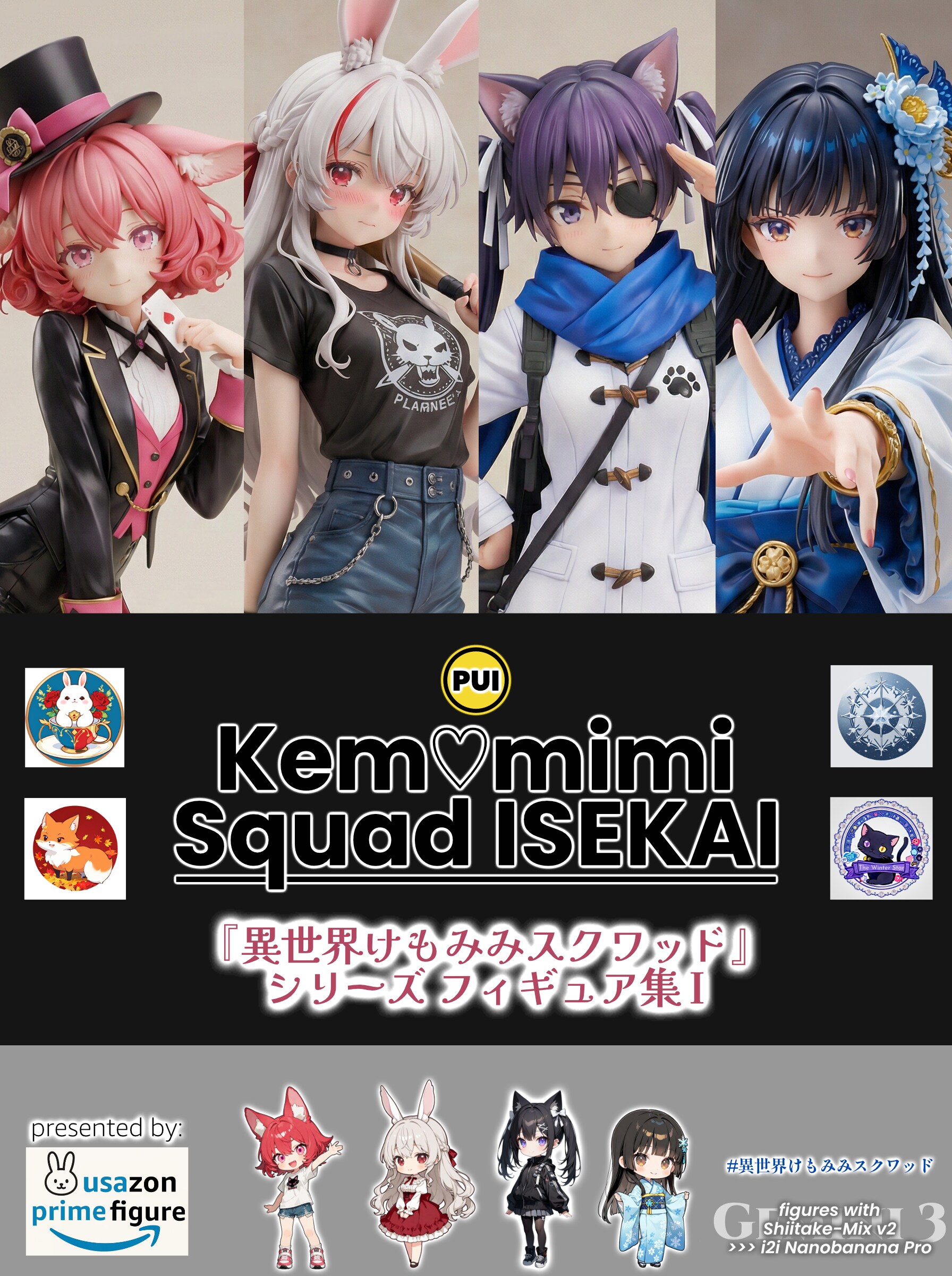 『異世界けもみみスクワッド』シリーズフィギュア集 I