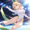金髪ショート新体操美少女 2枚目