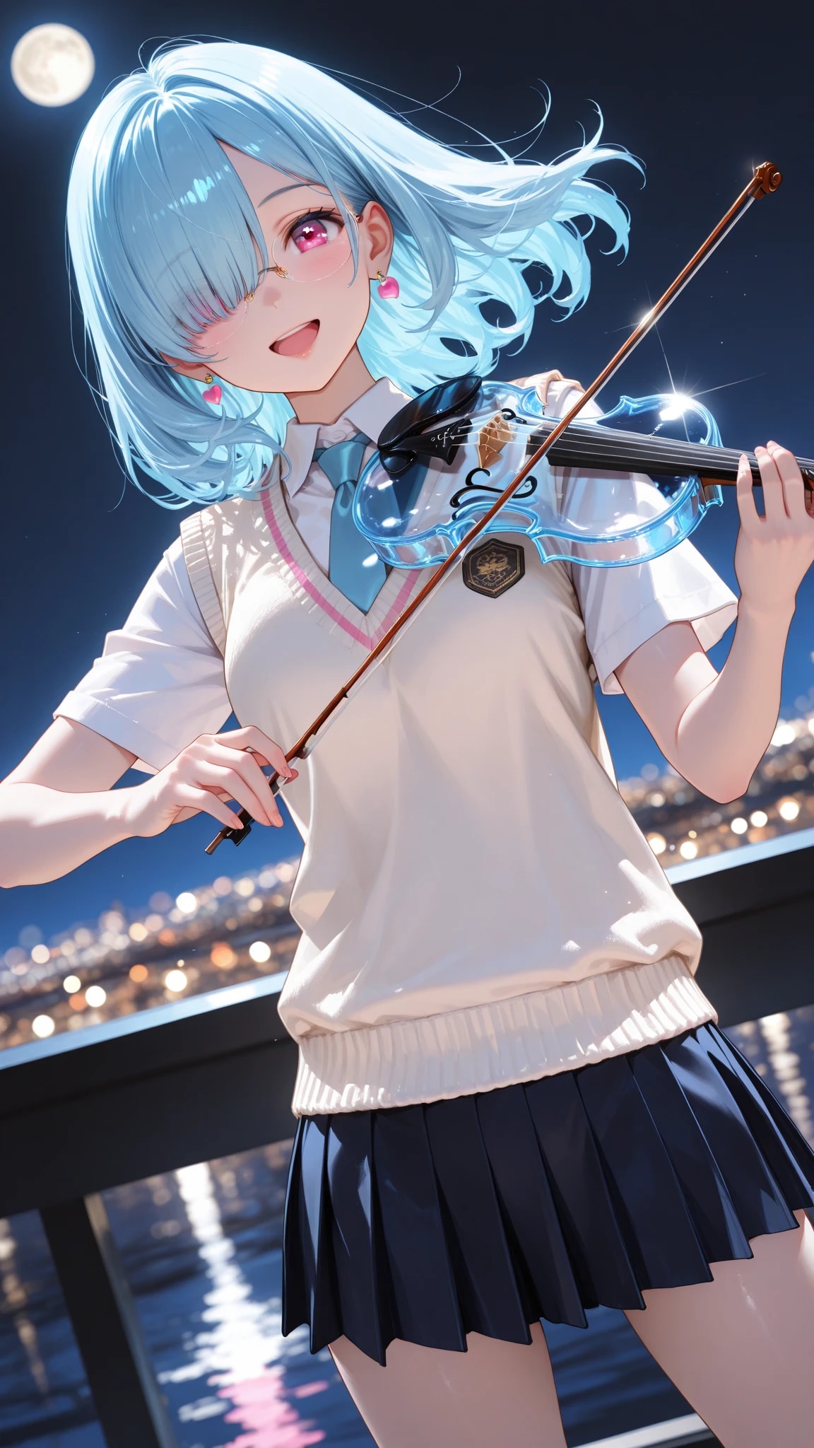 月と透明楽器 | の人気AIイラスト・グラビア